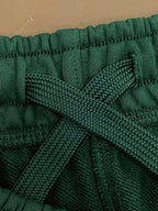 Navyfarbene Baumwollhose mit Kordelzug – Herren