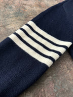 4-Bar Zip Navy Hooded - Men's
