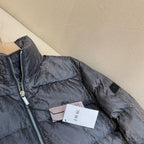 Schwarze Steppjacke – Herren