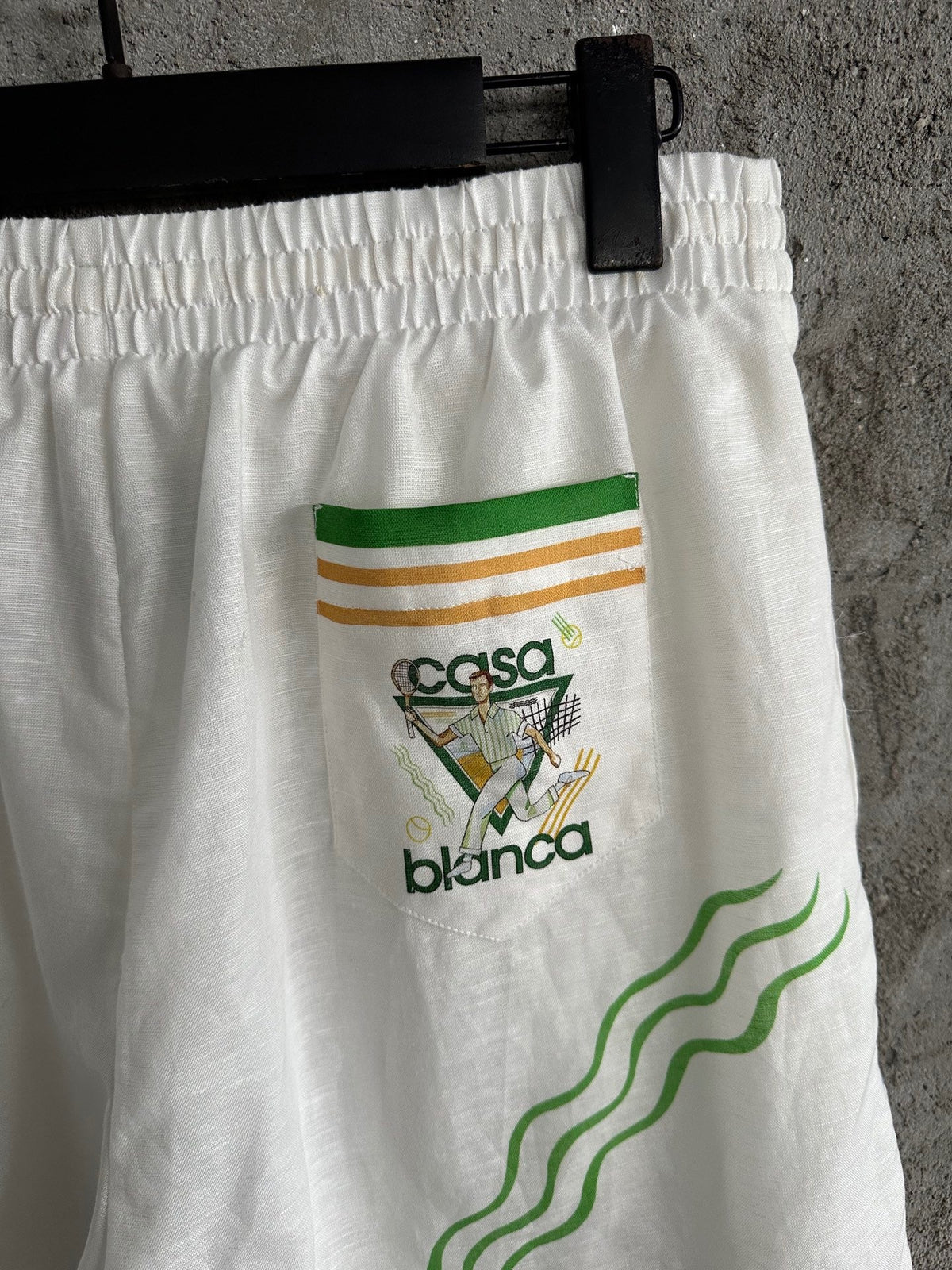 Embroidered Silk Shorts - Men's