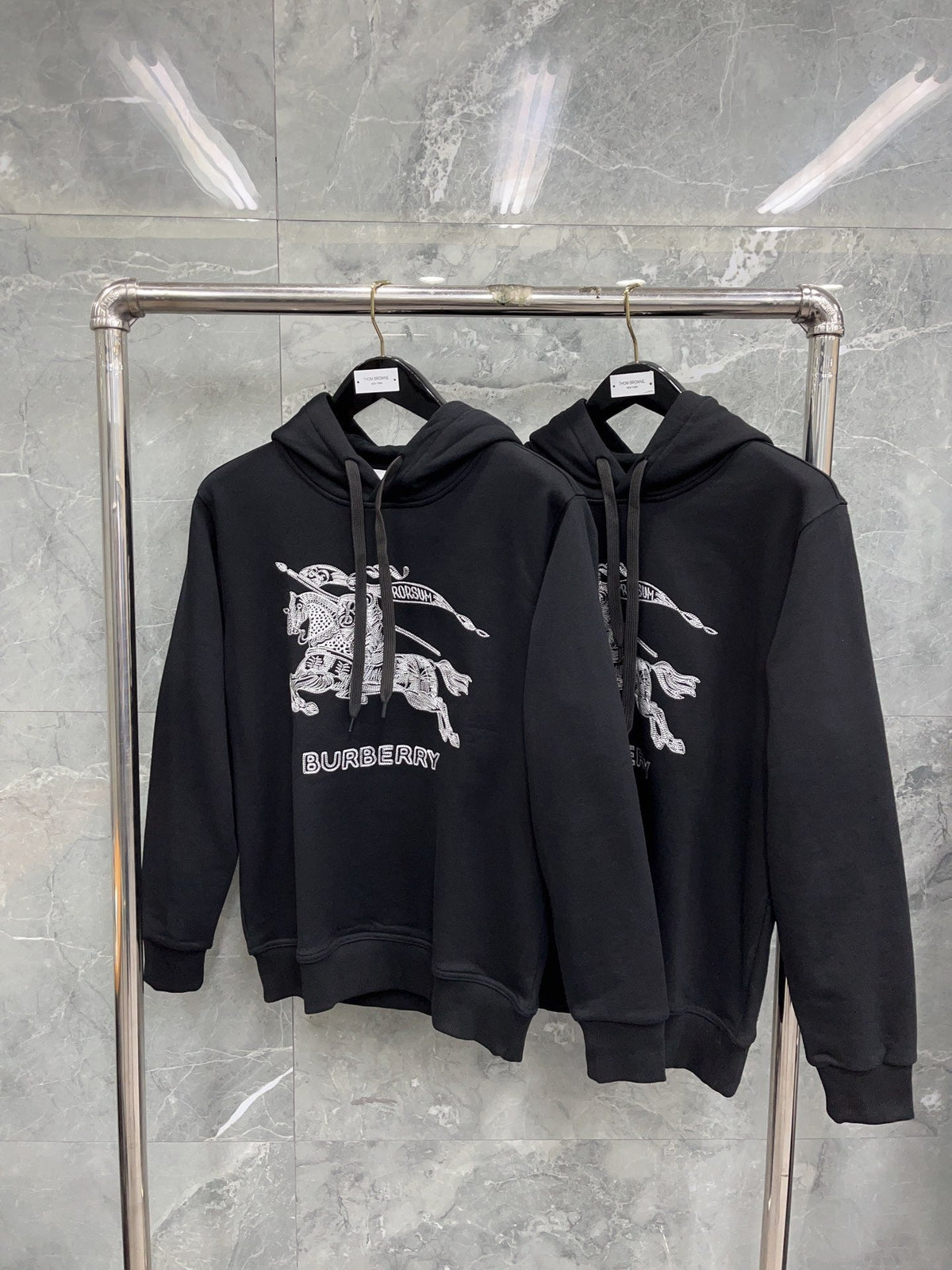 Equestrian Knight Print Hoodie - Men's
