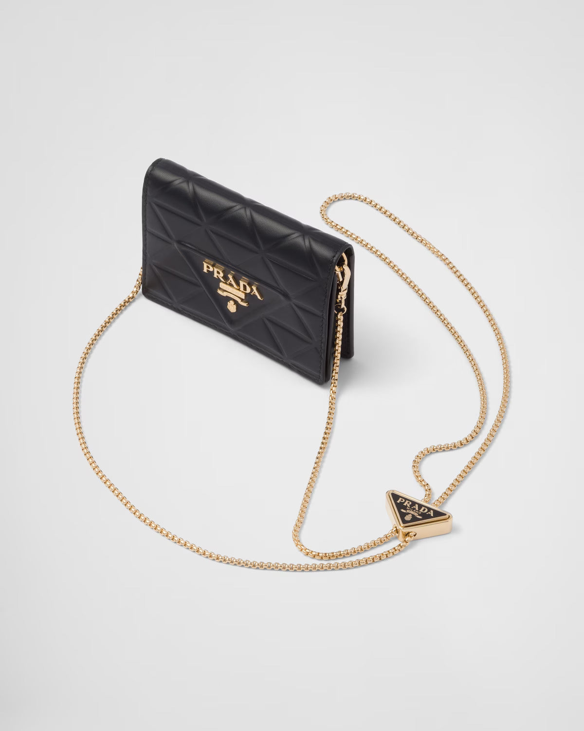 Leather card holder with shoulder strap – defined by a precious and versatile design, this leather card holder features a – LUX VERSE Luxury Designer Fashion Outlet