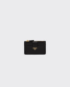 Saffiano and smooth leather card holder – this sophisticated card holder with precious allure presents a mix of details in – LUX VERSE Luxury Designer Fashion Outlet