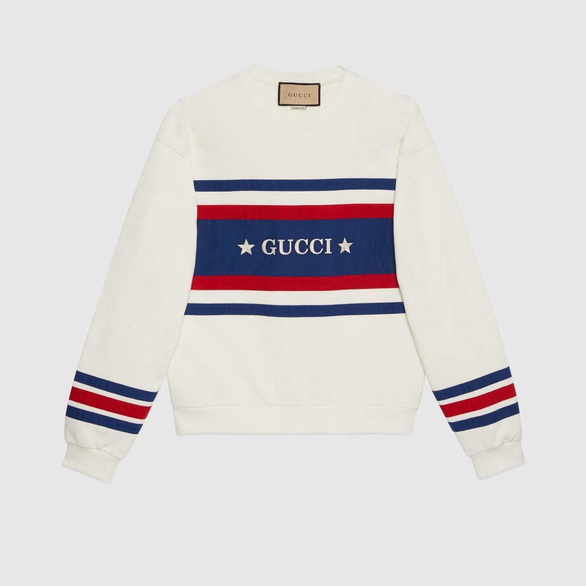 Cotton Jersey Sweatshirt with Embroidery – a blend of classic designs and unexpected details characterizes the Pre-Fall 2023 – LUX VERSE Luxury Designer Fashion Outlet
