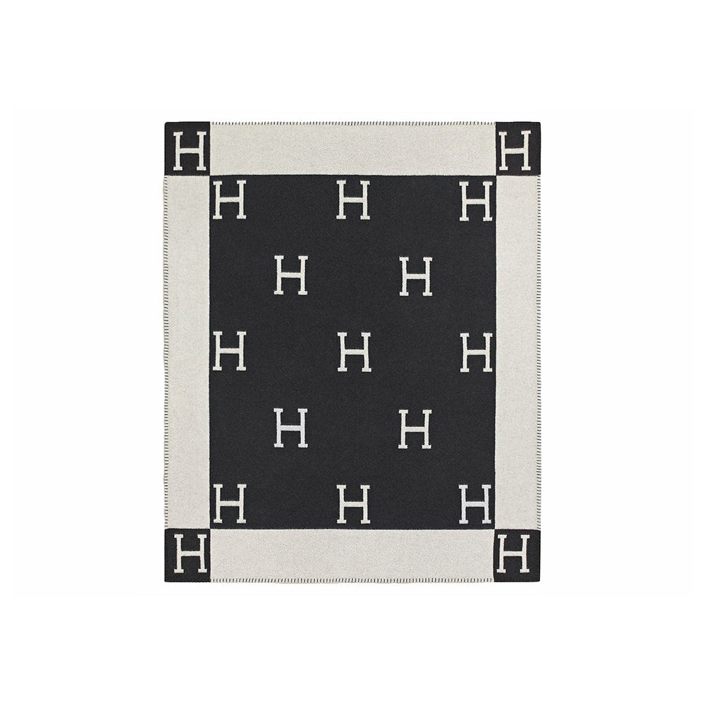 Avalon Classic Throw Blanket – refined and stylized by the design studio, it became the Drapeau design, – LUX VERSE Luxury Designer Fashion Outlet