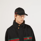 Original Gg Canvas Baseball Hat with Web Black – the stripe detail was first developed by in the'50s, and instantly became – LUX VERSE Luxury Designer Fashion Outlet