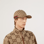 Original Gg Canvas Baseball Hat with Web Brown – the Web was first developed by us in the '50s, and instantly became the hallmark of – LUX VERSE Luxury Designer Fashion Outlet