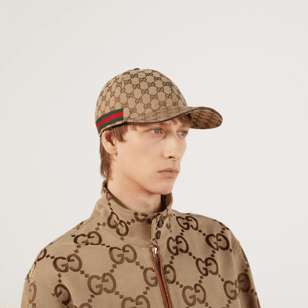 Original Gg Canvas Baseball Hat with Web Brown – the Web was first developed by us in the '50s, and instantly became the hallmark of – LUX VERSE Luxury Designer Fashion Outlet