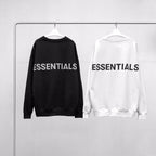 Essentials Logo Sweatshirt Schwarz-Weiß – Herren