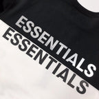 Essentials Logo Sweatshirt Schwarz-Weiß – Herren