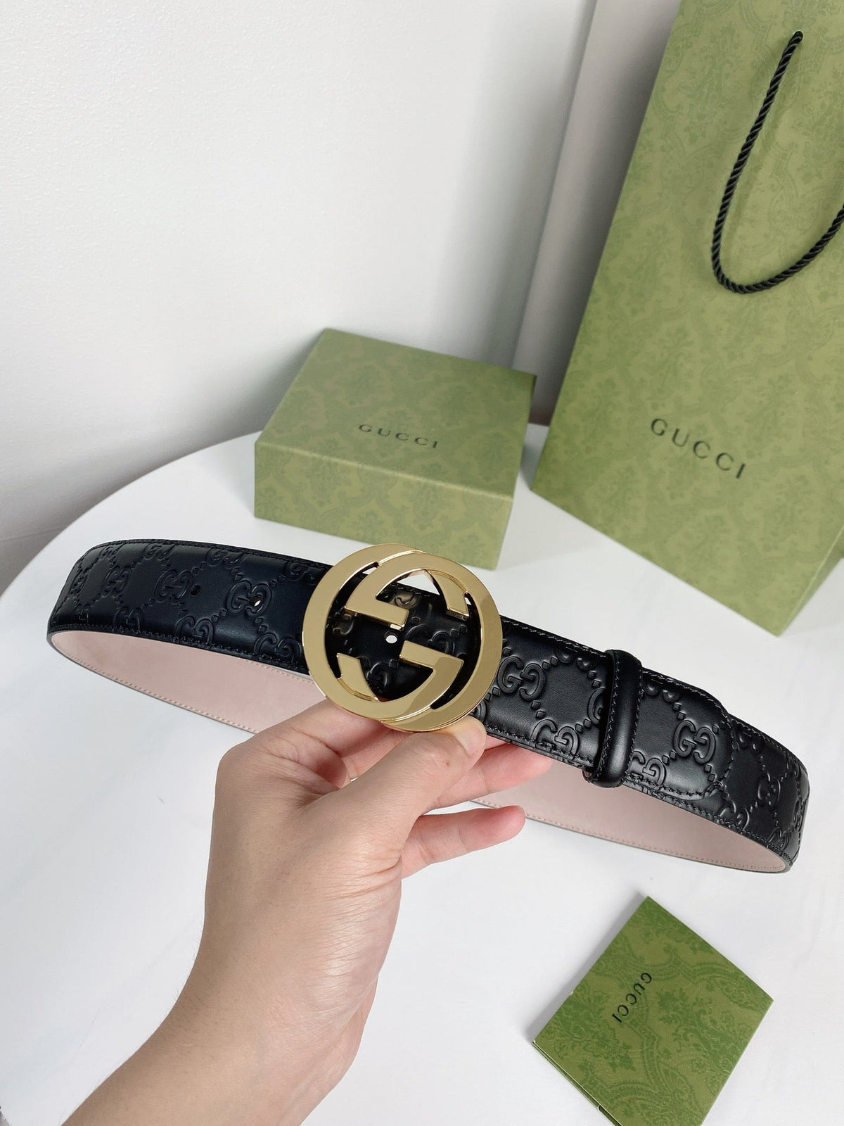 Interlocking G GG Supreme Belt