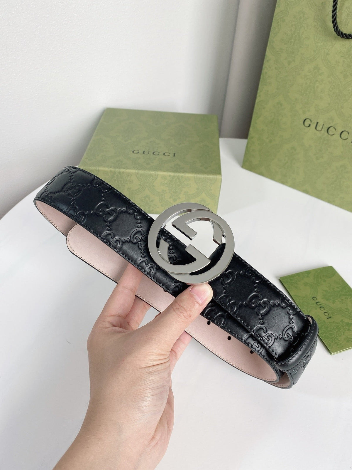Interlocking G GG Supreme Belt