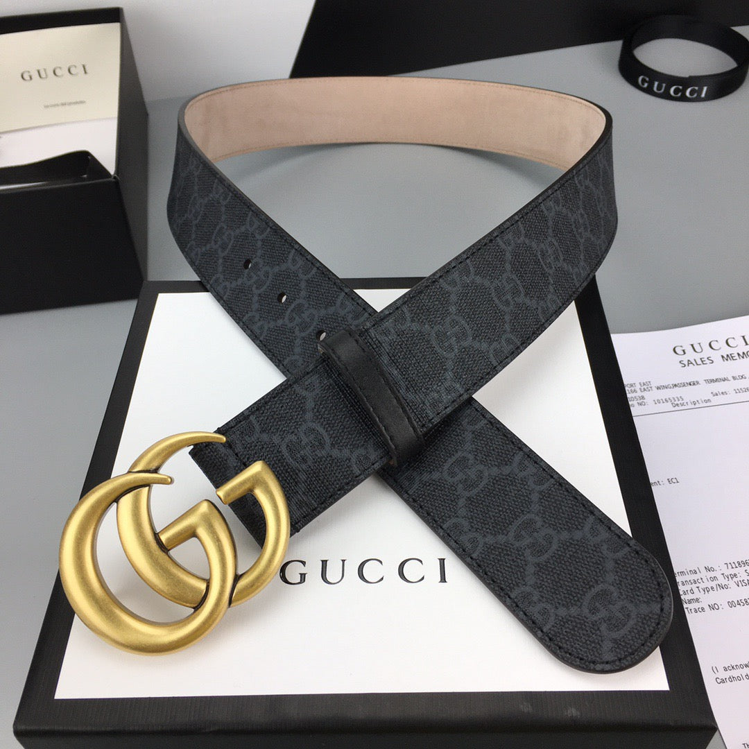 Black and Silver Belt