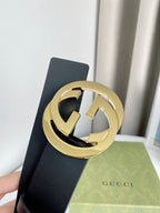 Interlocking G Smooth Leather Belt