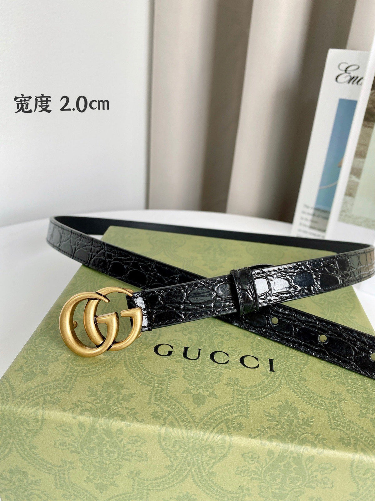 Slim Double G GG Supreme Belt