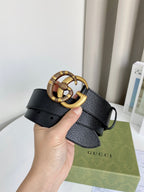 Double G Gold Buckle Belt