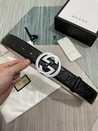 Interlocking G Guccissima Belt