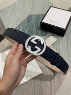 Interlocking G Guccissima Belt