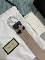 Interlocking G Guccissima Belt