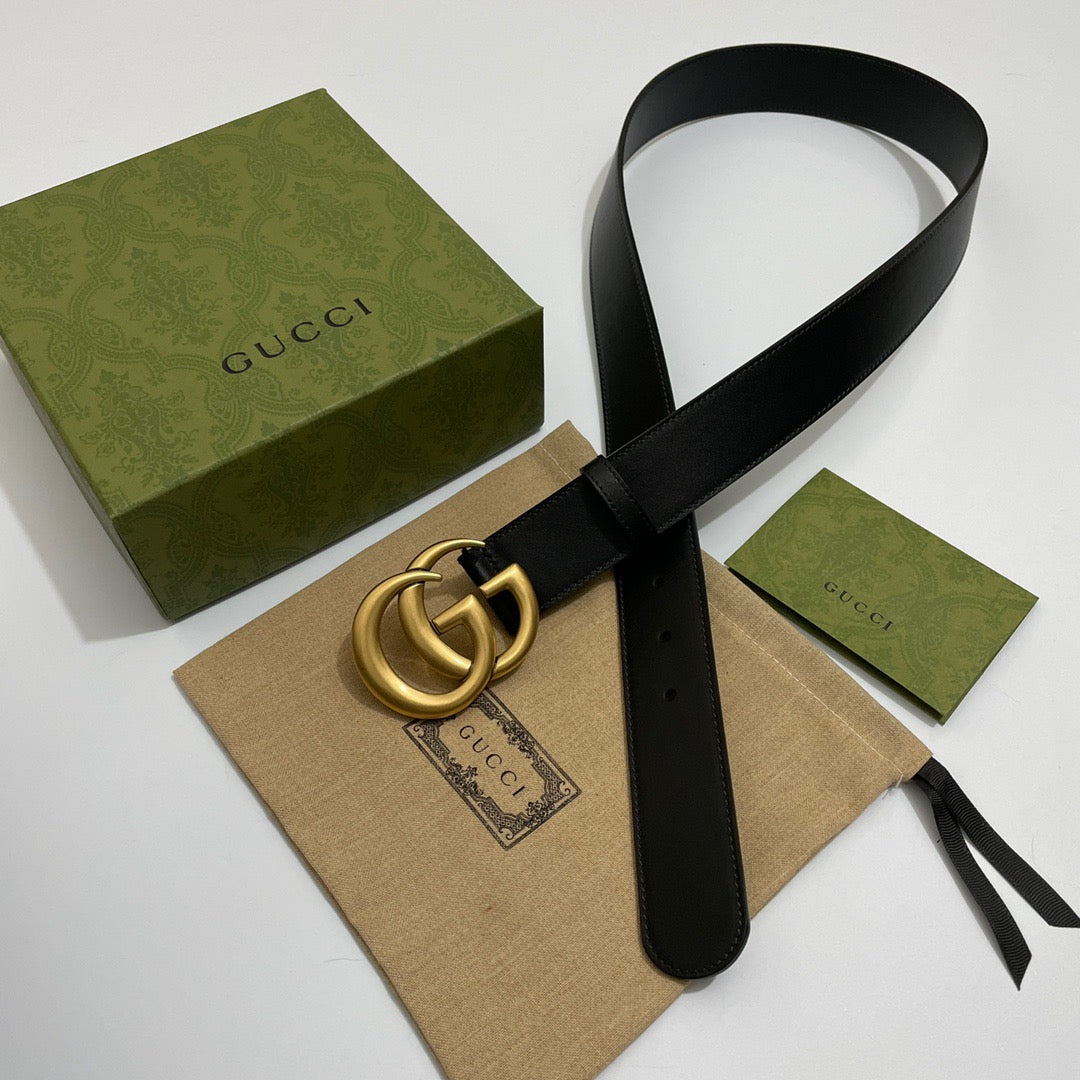 Double G Gold Buckle Belt