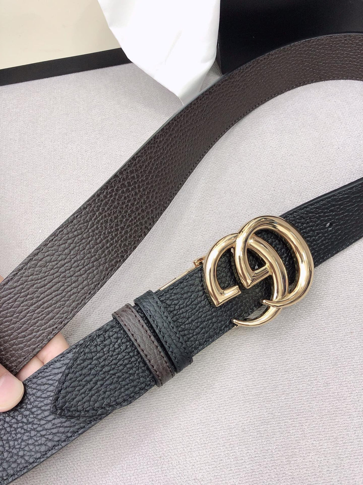 Double G GG Supreme Silver Belt