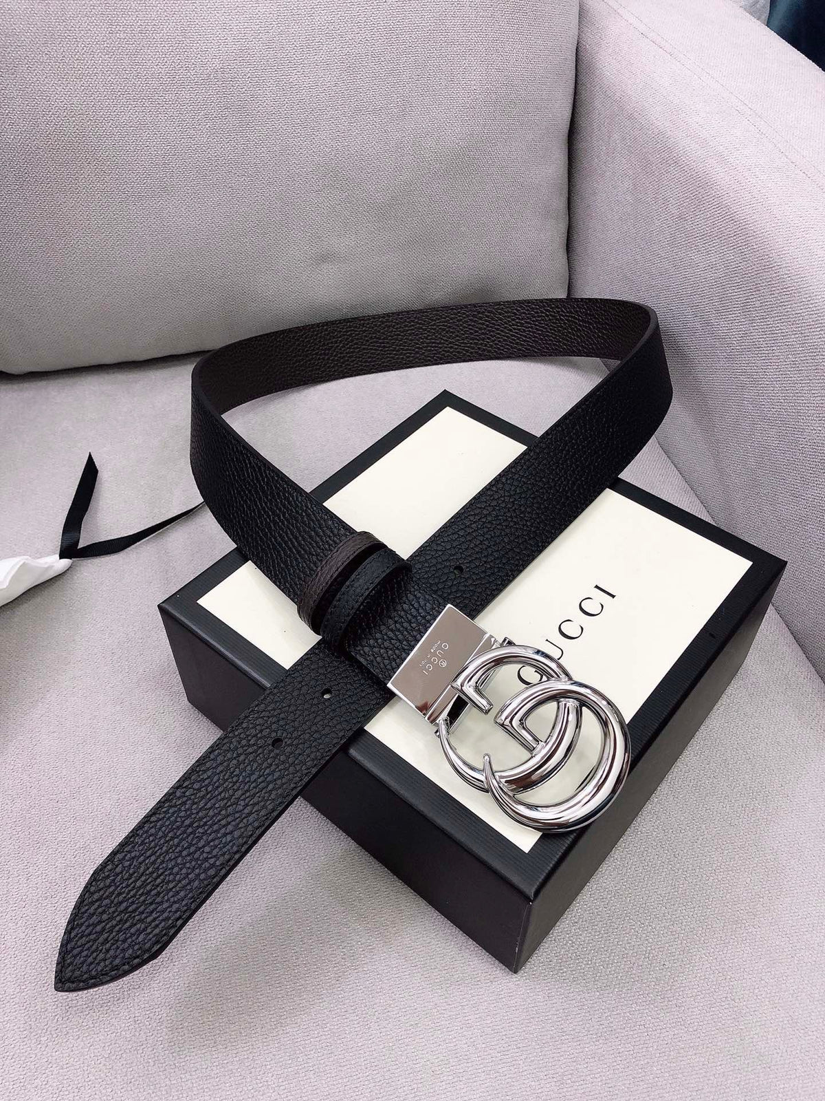 Double G GG Supreme Silver Belt