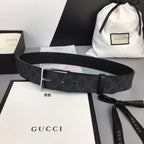 Square Buckle GG Supreme Belt