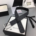 Square Buckle GG Supreme Belt