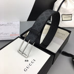 Square Buckle GG Supreme Belt