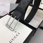 Square Buckle GG Supreme Belt