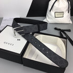 Square Buckle GG Supreme Belt