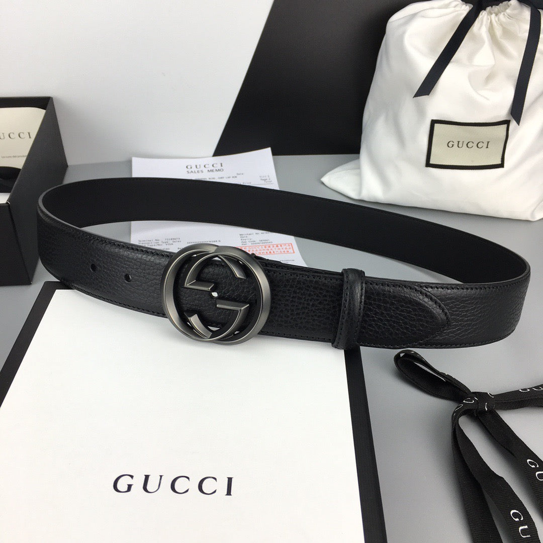 Interlocking G Textured Belt