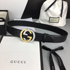 Interlocking G Gold Buckle Belt