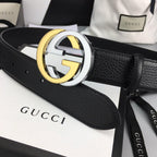 Interlocking G Gold Buckle Belt