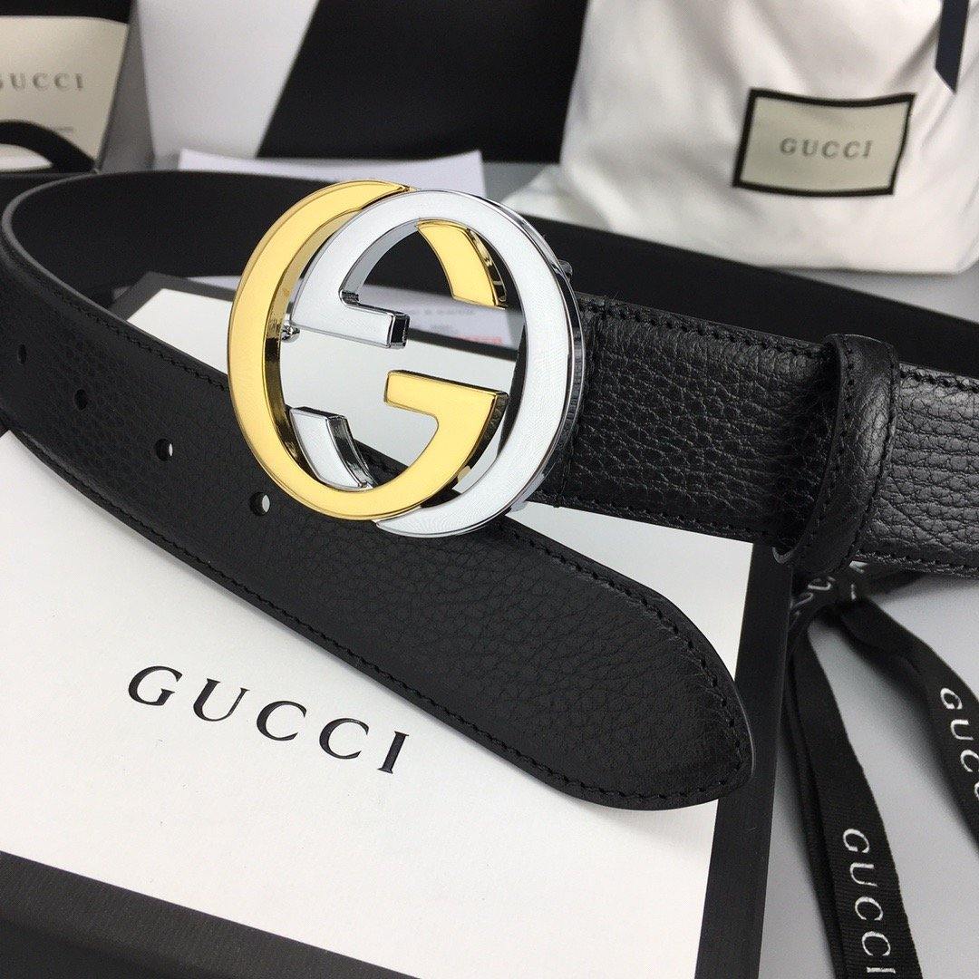 Interlocking G Gold Buckle Belt