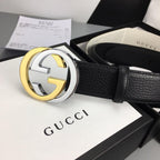Interlocking G Gold Buckle Belt