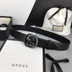 Interlocking G Gold Buckle Belt