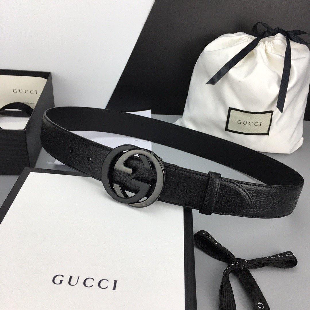 Interlocking G Gold Buckle Belt