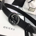 Interlocking G Gold Buckle Belt