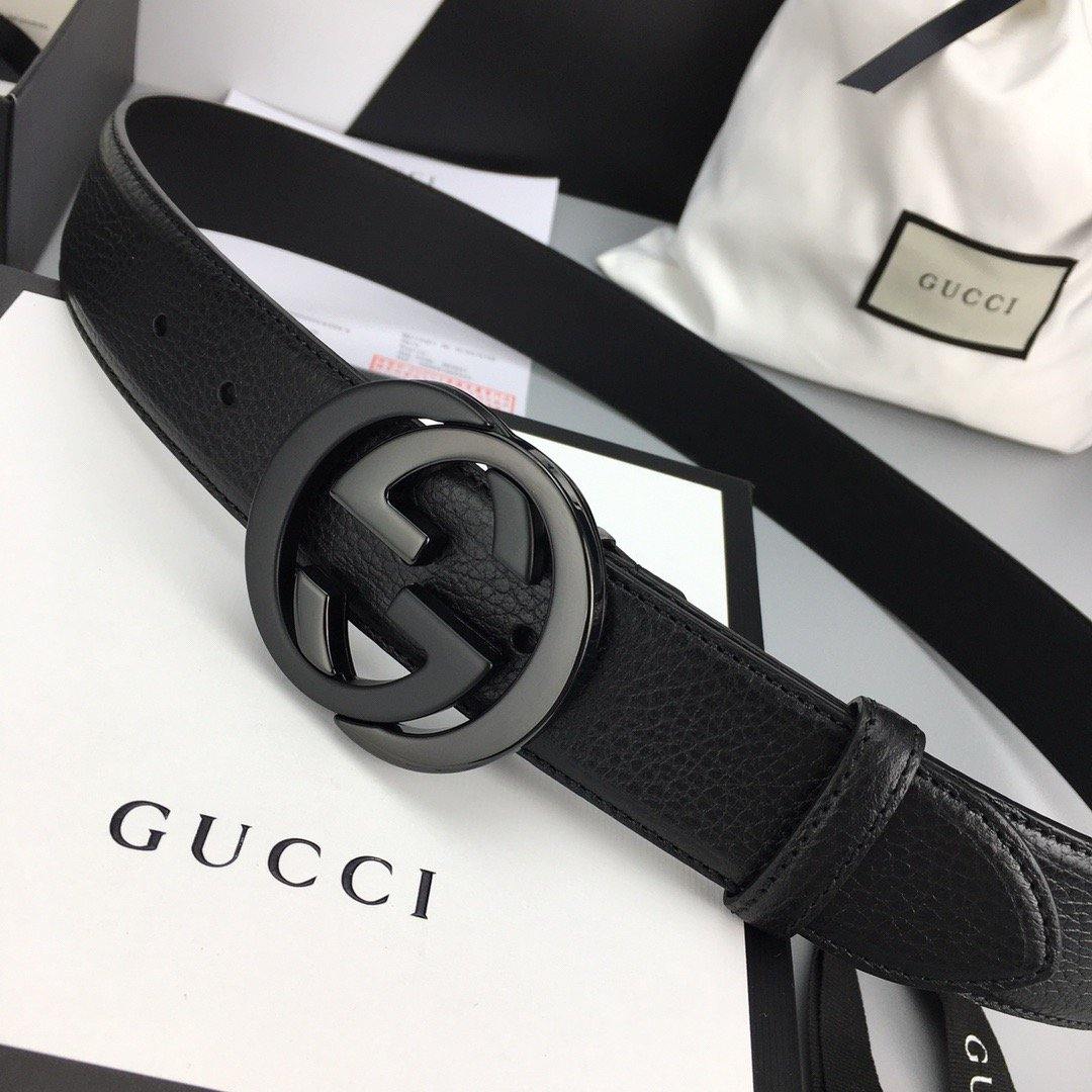 Interlocking G Gold Buckle Belt