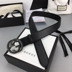 Interlocking G Gold Buckle Belt