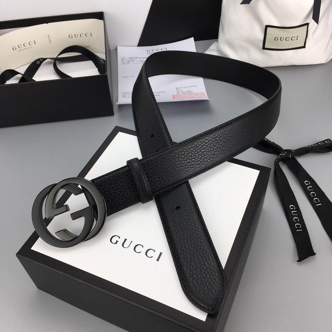 Interlocking G Gold Buckle Belt
