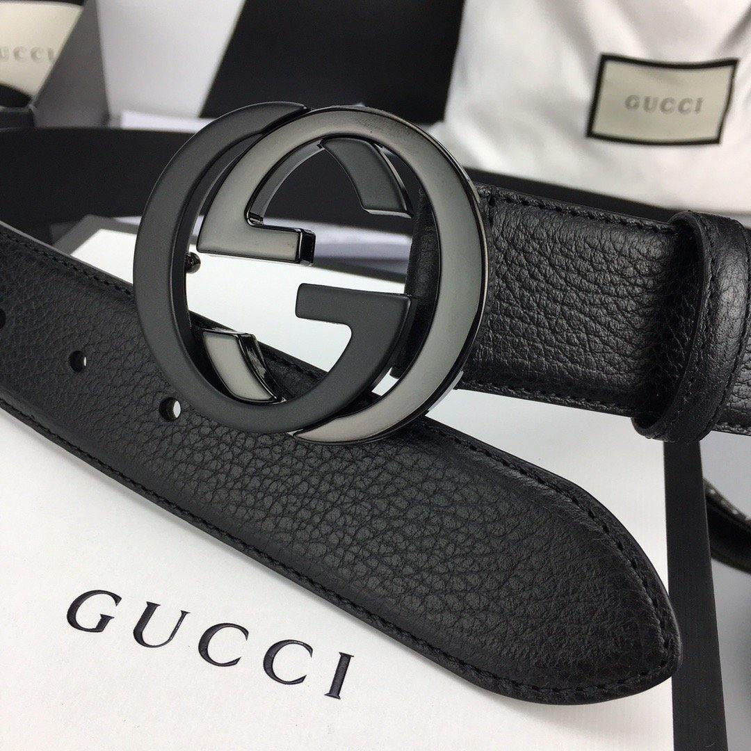 Interlocking G Gold Buckle Belt