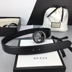 Interlocking G Gold Buckle Belt