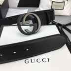Interlocking G Gold Buckle Belt