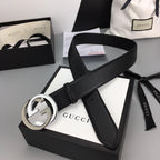 Interlocking G Gold Buckle Belt
