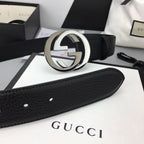 Interlocking G Gold Buckle Belt