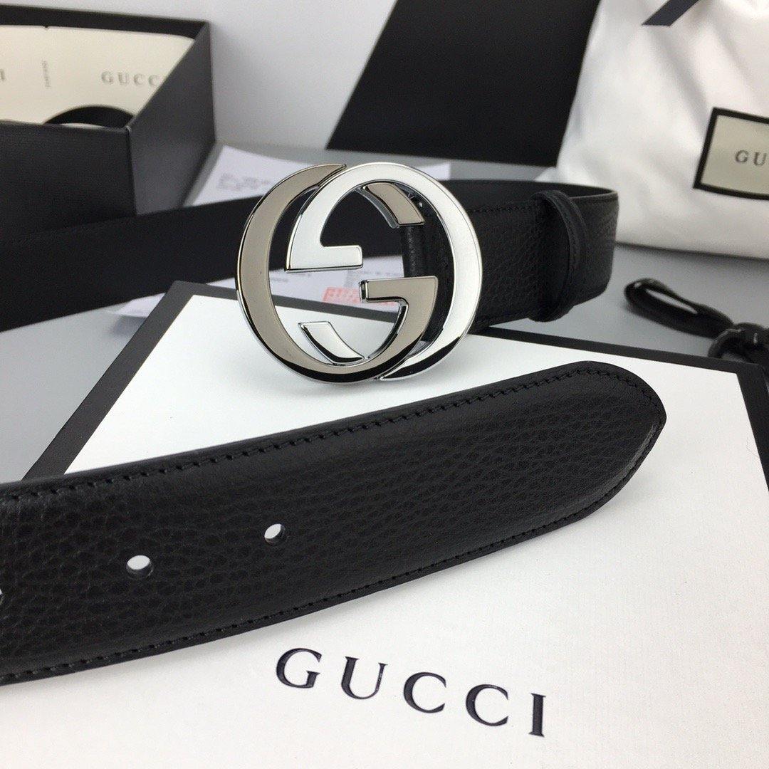 Interlocking G Gold Buckle Belt