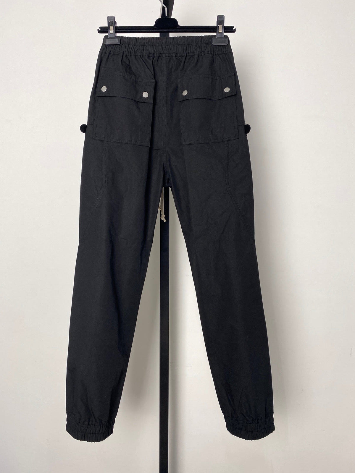 Black Nylon Zip Detail Cargo - Men's