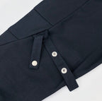 Black Cotton Distressed Straight - Men's